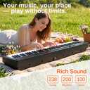 AODSK 88 Keys Weighted Keyboard with Three‑Pedal Full Size Hammer Action