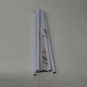 2 Pack Spring Tension Curtain Rod 32.5 to 58 inch Adjustable Curtain Rods No Drilling Spring Loaded Curtain Rods for Windows Doors, White