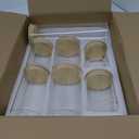 Glass Food Storage Jars, Glass Jars with Bamboo Lids, Kitchen Storage Jars, Canisters with Airtight Lids for Spice, Coffee, Cookie, Set of 7, Pantry Organizers