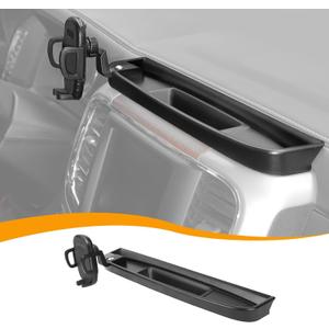 Hoolcar Phone Holder Mount Dash Multi-Mount Phone Kit with Storage Box Compatible with Dodge Ram 2012-2017, Interior Accessories
