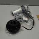 REVLON Turbo Hair Dryer | 1875 Watts of Maximum Shine, Fast Dry (Silver) (4.05x11.15x9.25 Inch (Pack of 1), Grey)