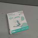 360 Degree Rotating Mobile Tablet Stand, Adjustable Tablet Holder-Adjustable Foldable Desktop Table Holder Base,Multi-Angle, Non-Slip Silicone Base,Portable iPad Stand for Desk (White)