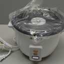 AROMA Rice Cooker, 3-Cup (Uncooked) / 6-Cup (Cooked), Small Rice Cooker, Oatmeal Cooker, Soup Maker, Auto Keep Warm, 1.5 Qt, White, ARC-363NG