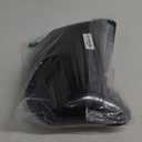 Lumbar Support Pillow for Car, 100% Memory Foam Lumbar Pillow with Breathable Removable Cover, Ergonomic Design - Back Pillow Lumbar Support Pillow for Car Seat/Back Pain Relief(Ice Silk Black, 1PC)