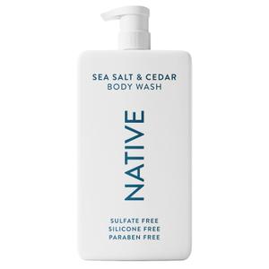Native Sulfate Free Body Wash Contains Naturally Derived Ingredients | for Women & Men| Sea Salt & Cedar, 36 oz (36 Fl Oz (Pack of 1))