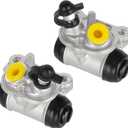 Youxmoto Front Brake Wheel Cylinders All Four Left + Right, Fit for HONDA TRX 250 1997-2001; For FourTrax Recon 250-2002-2009/2011-2014/2016-2020; Replace for 45370-HM8-B41; 45350-HM8-B41