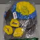 Potaroma Dog Puzzle Toy 2 Levels, Slow Feeder, Pup Food Treat Feeding Dispenser for IQ Training and Entertainment for All Breeds 4.2 Inch Height (Yellow Blue)