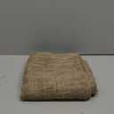 Valea Home Soft Burlap Look Natural Tan Rod Pocket Window Curtain Panels for Living Room, 37 inches x 72 inches, 1 Panel