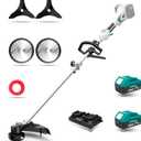 40V String Trimmer Cordless 14" Electric Weed Wacker (4.0 Ah Batteries*2 & Charger Included)