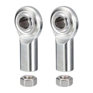 CF4 Rod End Bearing Heim Joints, 1/4 x 1/4-28 Right Hand Female Thread Heim Joint with Jam Nuts 2pcs