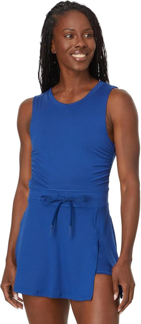 Womens Tennis Dress with Built in Shorts Golf Dress Athletic Outfits Yoga Active Workout Dresses (Small, Royal Blue)
