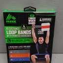 Aduro Sport Resistance Bands Set Exercise Workout Bands Loops 3 or 5 Resistance Levels Pack Set for Men Women Abs Leg