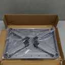 RV Step Stool Foldable Adjustable Height Sturdy Metal Stable Step Ladder with a Non-Slip Platform Camper Step Stool with Non-Slip Rubber Feet, Easy to Carry (3-Level)