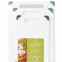 Stain and odor resistant; Non slip grip corners; Dishwasher safe; Large 13.38"x9.25" Medium 11.73"x7.8" Small 9.84"x6.3"