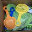 Beach Toys for Kids, Sand Toys Set with Collapsible Sand Bucket, 20 Shovel, Marine Life & Vehicles Molds Sand Castle Toys and Storage Bags, Travel Beach Toys for Toddler 3-10