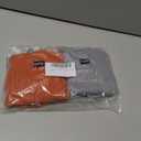 XEF Ear Warmer Headband for Women Winter Knit Elastic Wide Head Wrap Winter Ear Muffs Fashion Sports Headbands Sweatband Orange Grey