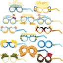 2 x HOWAF 26 Pack Oktoberfest Party Glasses Paper Glasses Funny Oktoberfest Fancy Dress Photo Booth Props for Kids Adults Bavarian German Beer Festival Oktoberfest Party Decoration Favors Supplies