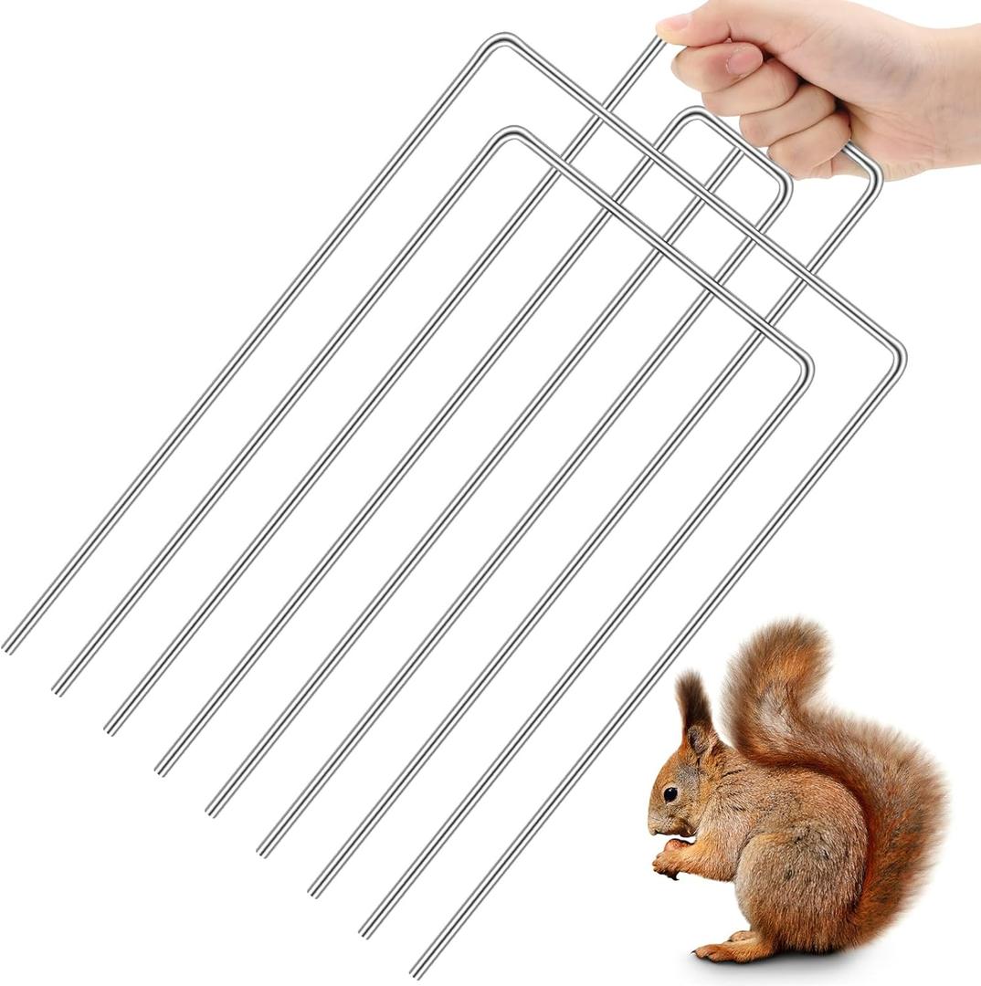 Qualirey Trap Divider Stainless Steel Small Animal Trap Fork Divider for 9" Wide and Smaller Live Feral Cat Cages
