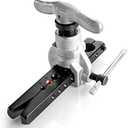 Flaring Tools Set Tubing Pipe 6 Dies Sizes 1/4-3/4inch 45 Degree Angle Eccentric Cone Type Kit with Copper Brass Aluminum Mild Steel for Water Gas Refrigeration Brake Line Applications