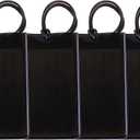 Flexible Travel Luggage Tags - Name ID Labels Set for Suitcases - 4 Pack