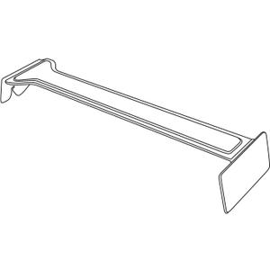 Clip Strip 50 Pack Label Holder Overlay for 6" - 7" Peg Hook, Price Tags, Merchandising Front Runner for Adhesive Labels