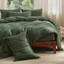 BEDSURE SET of 6 pieces, Queen, Green