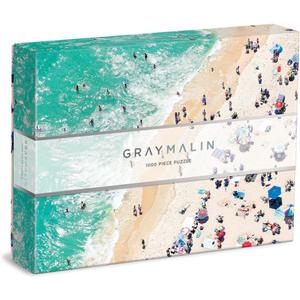 Galison Gray Malin The Seaside Puzzle, 1000 Pieces, 27 x 20  Difficult Jigsaw Puzzle with Stunning Beach Artwork  Thick, Sturdy Pieces, Challenging Family Activity