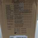 Vintage Table Lamp for Living Room Bedroom, 18.5" Farmhouse Bedside Lamps Nightstand Lamp Set of 2, Table Lamps with Oatmeal Linen Lamp Shades, 2 LED Bulbs Included (Antique White)