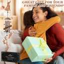 Dog Wind Chimes for Outside, Hanging Metal Windchimes Outdoors for Garden, Patio, Yard, Dog Lover Gifts for Women, Men, Garden Decor, Birthday, Festival, Sympathy Memorial Gift with Box