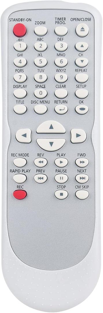 NB086 NB086UD Replacement Remote Control Applicable for Funai SV2000 DVD Recorder CD Player WV10D6