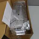 Lifewit 1 Gallon Drink Dispenser for Parties 2 Pcs, 4L Plastic Beverage Container with Stand for Juice/Tea/Soda & Lemonade, Clear Water Pitcher with Spigot for Mimosa Bar Hosting 39 x 16 cm/15x6"