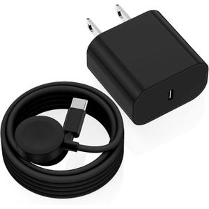 USB C Apple Watch Charger,[MFi Certified] iPhone Fast Magnetic iWatch Charger 6ft USB C Charging Cable Cord Long and Type C Wall Charger Block for Apple Watch Series 11/10/9/Ultra/8/7/SE/SE2/6/5/4/3/2