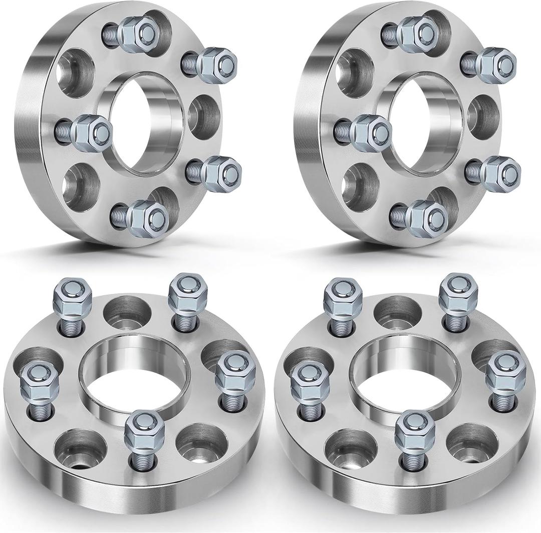 ECCPP 4PCS 5 lug Hubcentric Wheel Spacers 1 inch 5x114.3 to 5x114.3mm 5x4.5 to 5x4.5 for 1997-2021 for Honda CR-V |2006-2021 for Honda Civic| 1998-2021 for Honda Accord |2011-2016 for Honda CR-Z