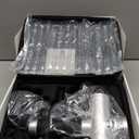 Massage Gun Deep Tissue Massager Fascia Massage Gun for Pain Relief Hand-Held Electric Muscle Massager 20 Levels of Adjustment and 4 Massage Heads (4 Colors are Optional) (Color : F)