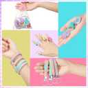 Capoda 122 Pcs Mermaid Party Favors for Girls Mermaid Theme Bracelets Keychains Pin Badges Stampers Rings Stickers Organza Bags for Piata Stuffers Goodie Bag Fillers Birthday Decorations Supplies