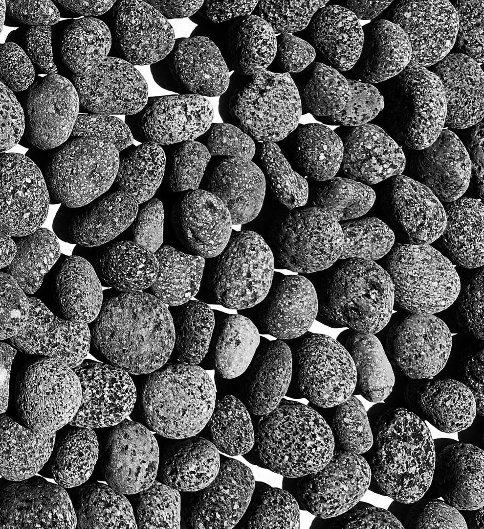 Black Lava Rocks for Fire Pit, Gas Fireplace Rocks, 1 to 2 Inch, 20 lbs