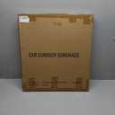 2025 Upgraded Tesla Model Y Sunshade roof, Non-Collapsing, snap-fit, Foldable, UV Blocking, Nano ice Crystal Coated Heat-Insulating Glass roof Sunshade (Set)