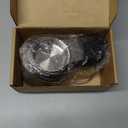 Magnetic Measuring Cups and Spoons Set Stainless Steel 7 Heavy Duty Measuring Cup & 8 Measuring Spoons with 1 Leveler for Measure Dry and Liquid Ingredients (Black)