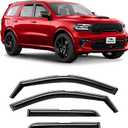 Voron Glass in-Channel Extra Durable Rain Guards for Dodge Durango 2011-2025, Window Deflectors, Vent Window Visors, 4 Pieces - 200486