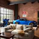 Corvette Gifts for Men, Corvette Accessories, Vintage Metal Corvette Parking Only Signs