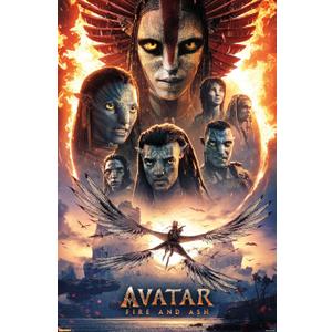 Avatar: Fire and Ash (2025) - One Sheet Wall Poster, 34L" x 22.4W", Premium Unframed Version