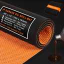 Golener Oil Spill Mat - Garage Floor Mat, Absorbent Oil Pad, Premium Maintenance Mat, Waterproof, Contain Liquid, Protect Floor from Spill & Stain, Reusable, Washable, Durable, 59x72, Black/Orange