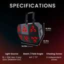 CHAUVET DJ – Wash Fx Hex Ils Multi Purpose Led Effect Light | Blinder Wash & Chase Effects In One Unit | Six Zone Eye Candy Output | Uv Blacklight Performance | Stand Alone Dmx Ir Master Slave Control