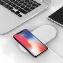 -Wireless Charging, 3-in-1 Wireless Charging Station, Qi2-Agreement 15W Wireless Charger for IP16/15/14/13/12, Headphone Storage Box Included -White45W Charging