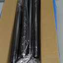 Black Long Curtain Rod Tension Shower Curtain Rods 30 to 120 inch Adjustable Spring Heavy Duty Rods for Bathroom Windows Outdoor No Drill No Slip Spliced and Telescopic Design