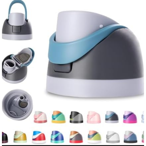 NTIERA Replacement Lid for Owala Freesip Water Bottle, Compatible with Owala Lid and Cap, Premium Accessories for 16oz 24oz 32oz 40oz Bottles,LeakProof,BPAFree(Dark Grey) 2 Pack