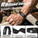 Vibrating Alarm Wristband Effective Alarm Clocks for Deep Sleepers Heavy Sleeps Wrist Silent Vibration Watch Extremely Wake up Clock Wearable Band that Won't Wake Partner for Deaf Sleeper
