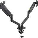 DB1434TNR-B Desk Mount for 2 Screens 13-34 Inches Black
