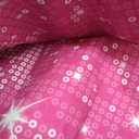 Sensfun Shiny Pink Birthday Backdrop for Lady Girls Women Princess Party Decorations Neon Happy Birthday Banner Glitter Sequins Bday Photography Background Photo Booth Props 7x5ft