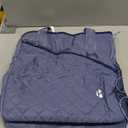 Pickleball Tote Bag for Women with Fence Hook, Quilted Pickleball Bag Holds 3-4 Paddles with Shoe Compartment & Wet Pocket